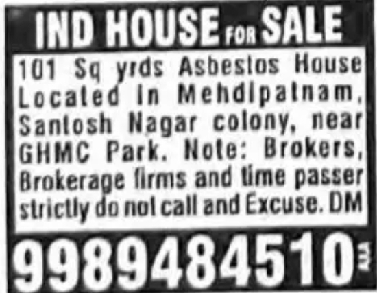 🏠 Independent House for Sale – Mehdipatnam