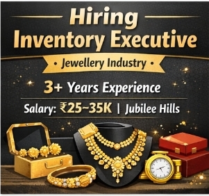 Inventory Executive – Jewellery Industry