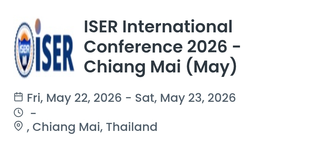 ISER International Conference 2026 - Chiang Mai (May)