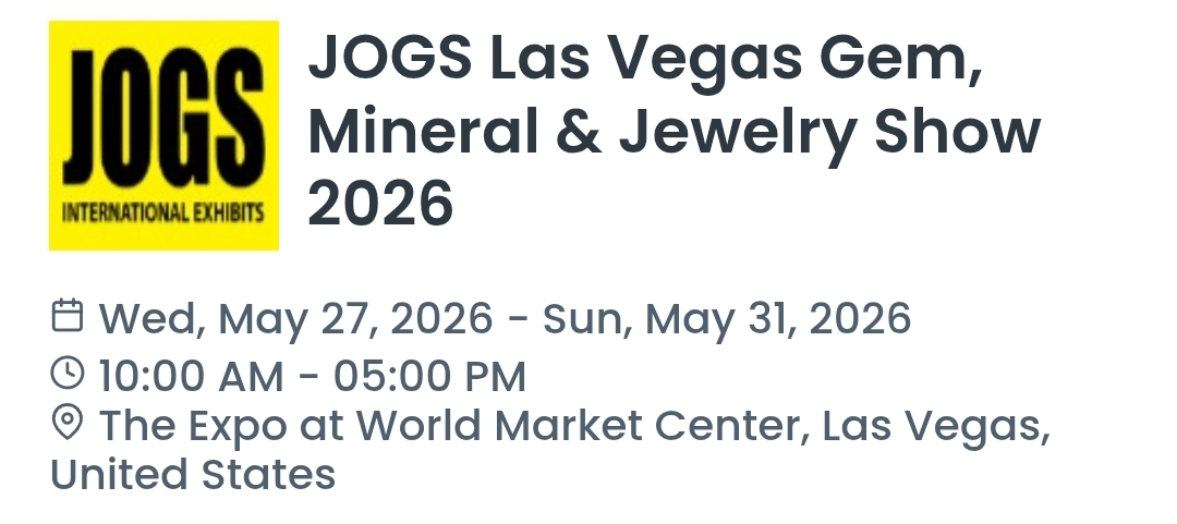 JOGS Las Vegas Gem, Mineral & Jewelry Show 2026