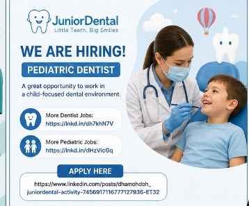 JuniorDental – Pediatric Dentist Vacancy