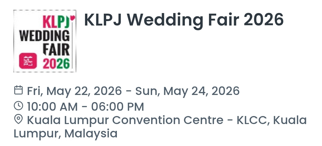 KLPJ Wedding Fair 2026