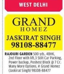 Luxury 4BHK in Rajouri Garden – Premium Living