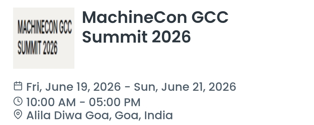 MachineCon GCC Summit 2026