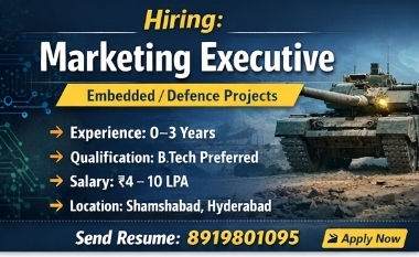 📢 Marketing Executive – Hiring Now