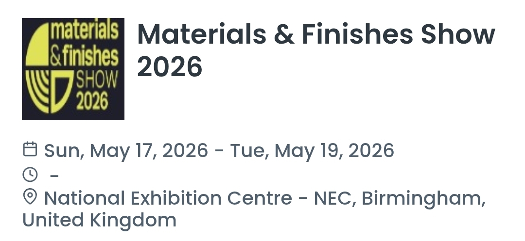Materials & Finishes Show 2026
