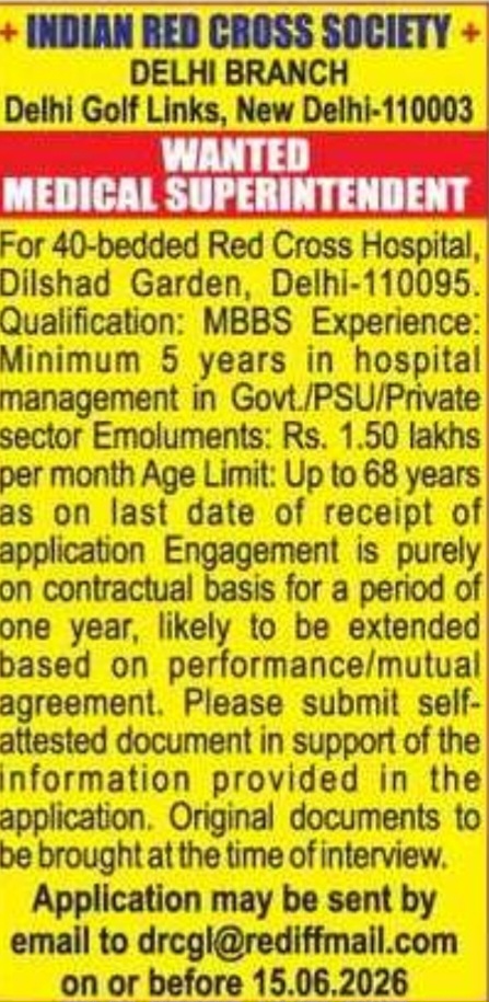 Medical Superintendent