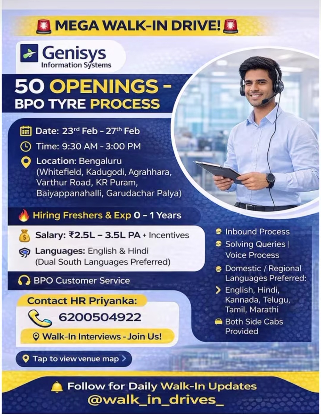 🚨 MEGA WALK-IN DRIVE – 50 OPENINGS! 🚨