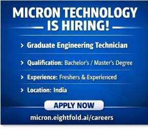 🔹 Micron Technology Hiring