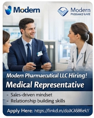 Modern Pharmaceutical LLC 💊 Medical Representative