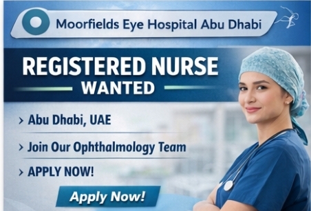 🔹 Moorfields Eye Hospital Abu Dhabi – Registered Nurse