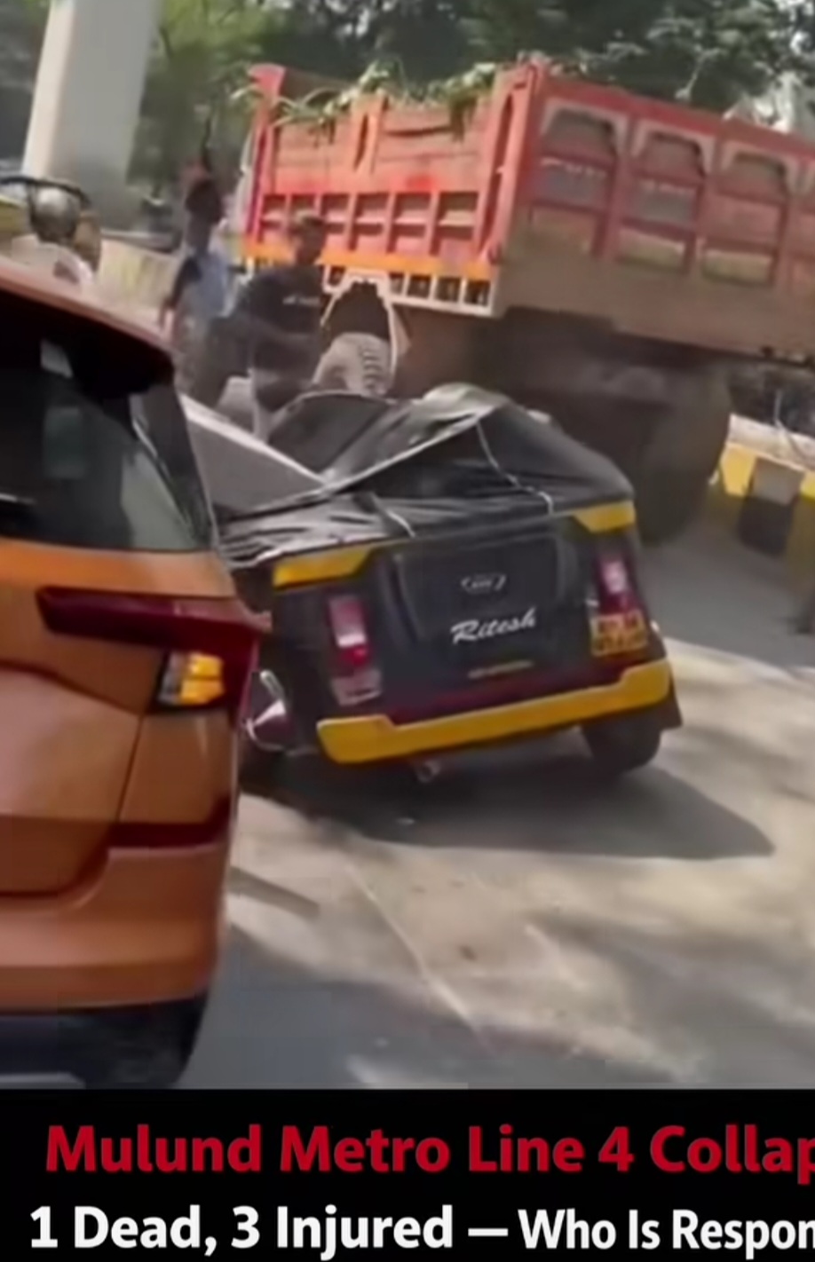Mulund Metro Line 4 Collaps 1 Dead, 3 Injured - Who ls Responsible?