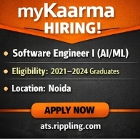 🔹 myKaarma Hiring