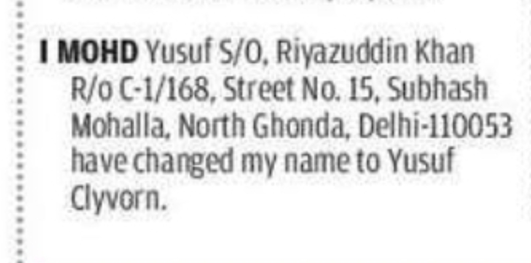 NAME CHANGE NOTICE