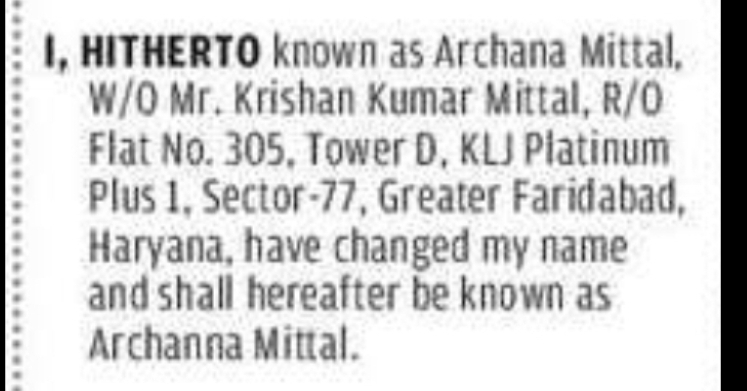 NAME CHANGE NOTICE