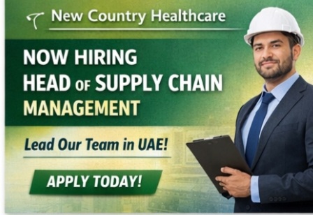 🔹 New Country Healthcare – Head of Supply Chain Management
