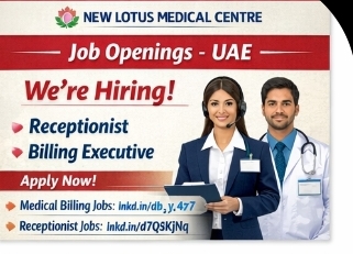 New Lotus Medical Centre  📢 Job Openings – UAE