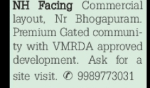 NH Facing Commercial Layout for Sale