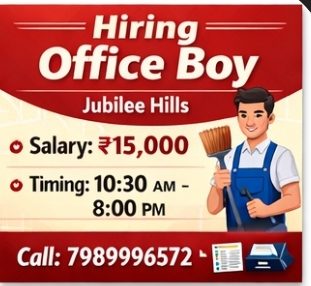 Office Boy – Jubilee Hills