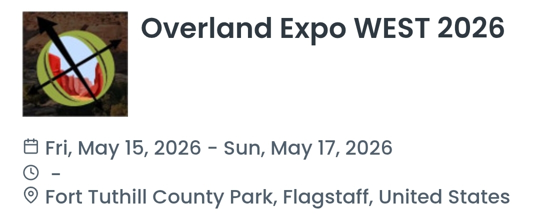 Overland Expo WEST 2026