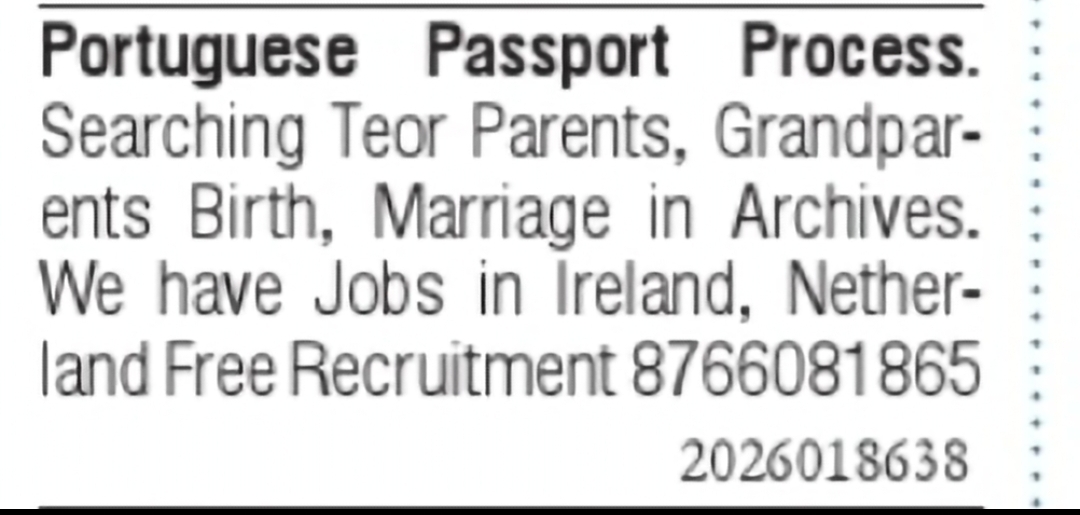 Portuguese Passport & Overseas Jobs