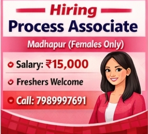 Process Associate (Female Freshers)