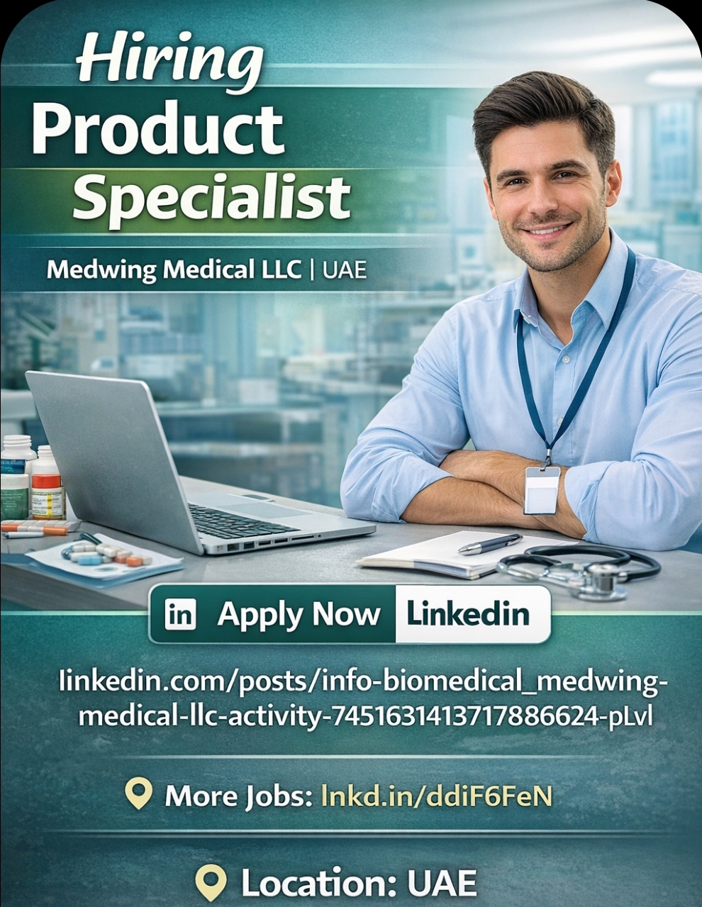 Product Specialist – Medwing Medical LLC (UAE)