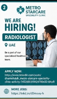 Radiologist Job – UAE