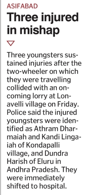 🚨 ROAD ACCIDENT UPDATE 🚨