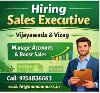 Sales Executive – Vijayawada & Vizag
