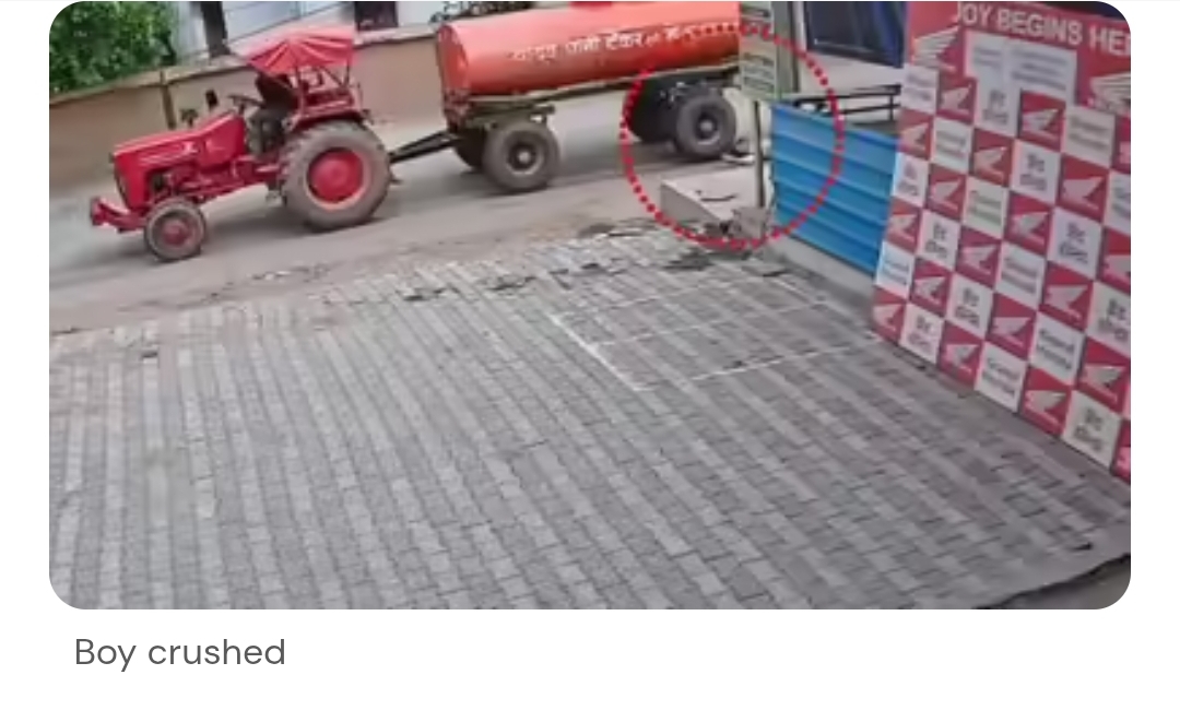 Schoolboy crushed to death by speeding tanker in Raipur
