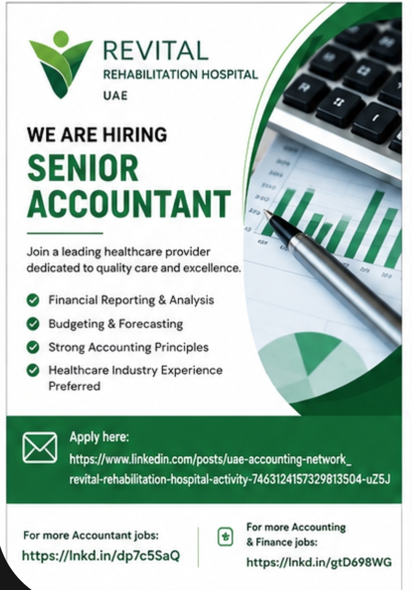 Senior Accountant Job Opening