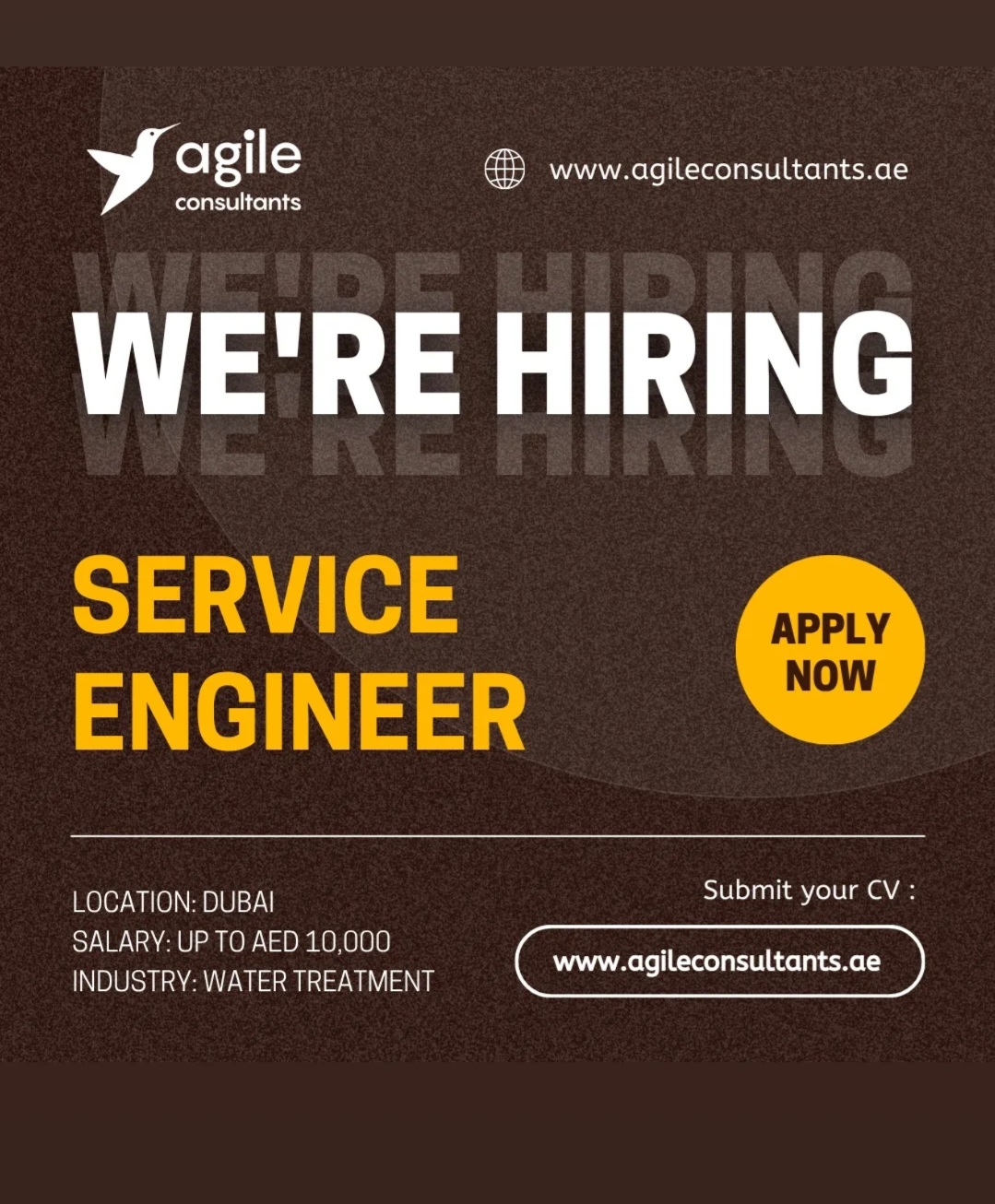 SERVICE ENGINEER – DUBAI