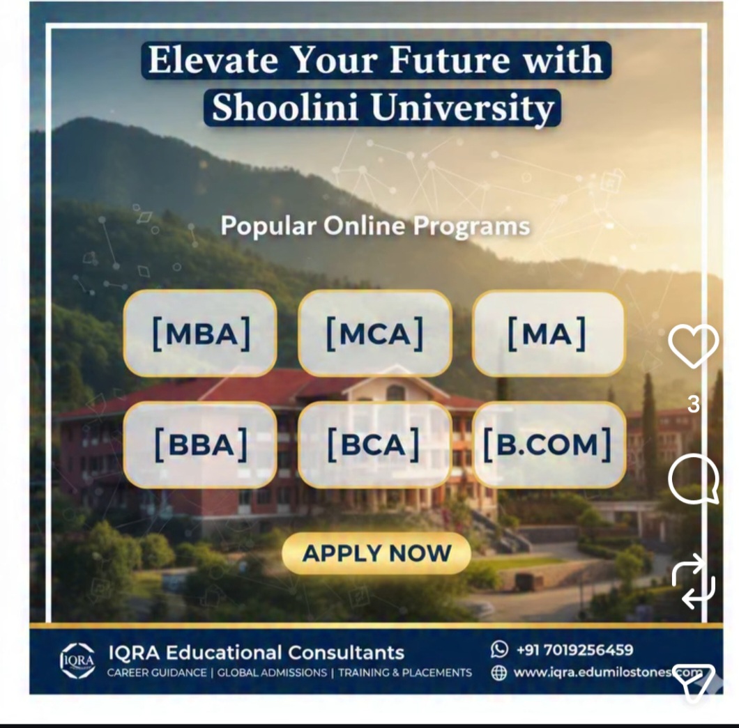 Shoolini University – Online Programs