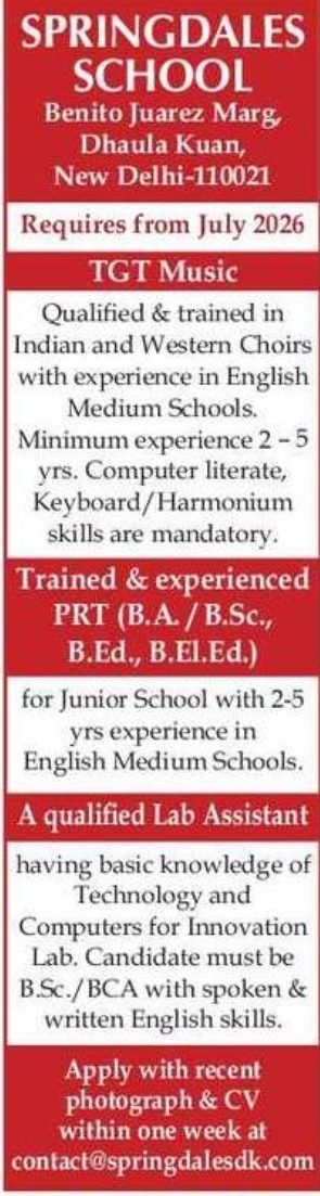 Springdales School, Dhaula Kuan (New Delhi)