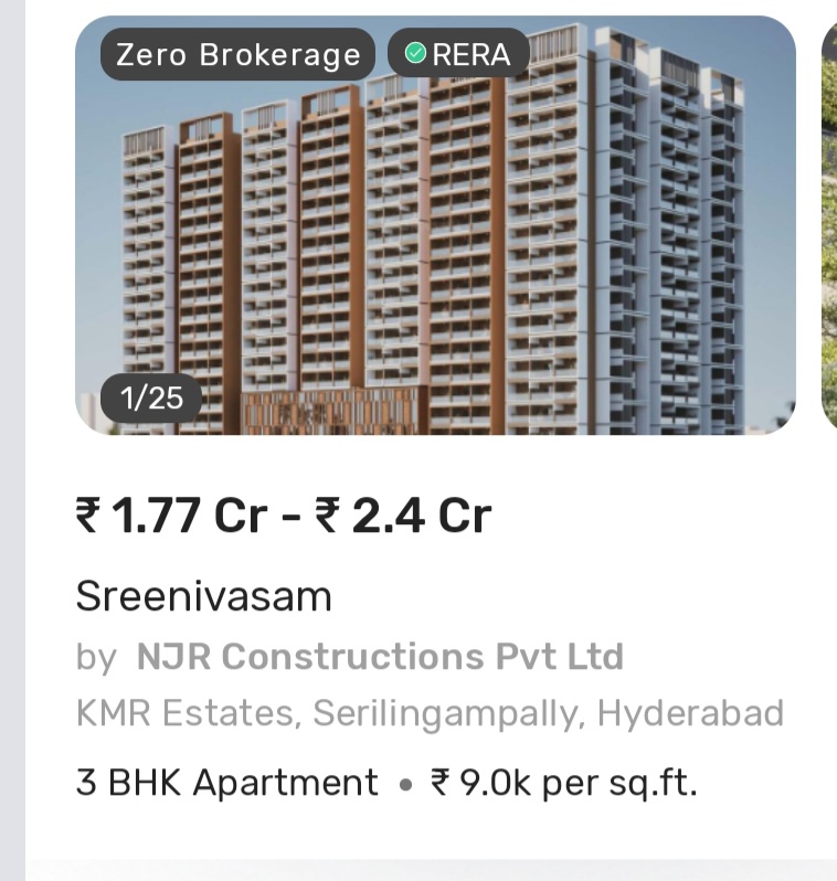 🏢 Sreenivasam – KMR Estates, Serilingampally, Hyderabad