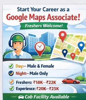 🗺️ Start Your Career as a Google Maps Associate | Freshers Welcome! 🚀