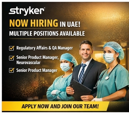 📢 Stryker – Multiple Job Openings in UAE
