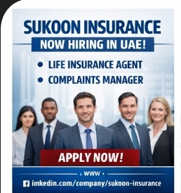 Sukoon Insurance is hiring for multiple positions in the UAE!
