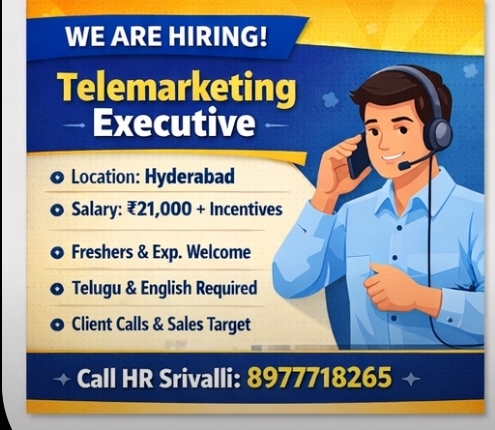 🔹 Telemarketing Executive