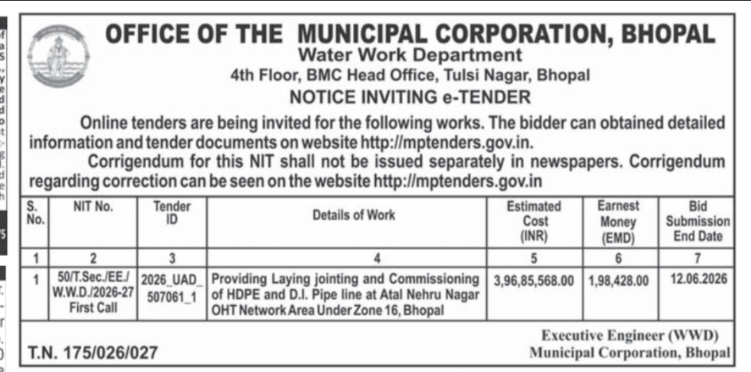 Tender Notice