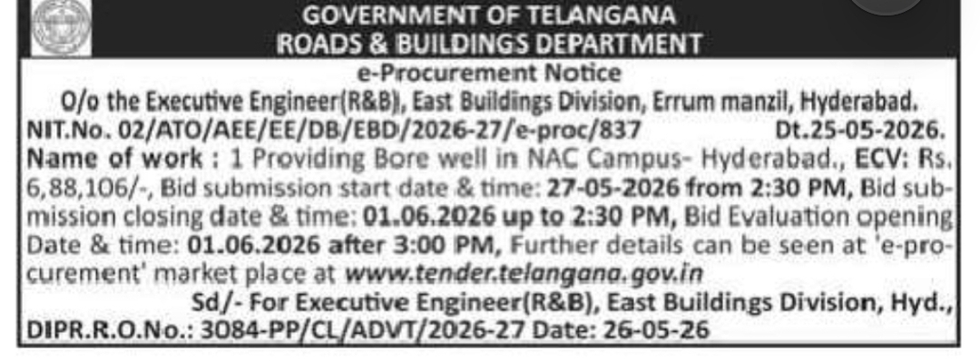 Tender Notice