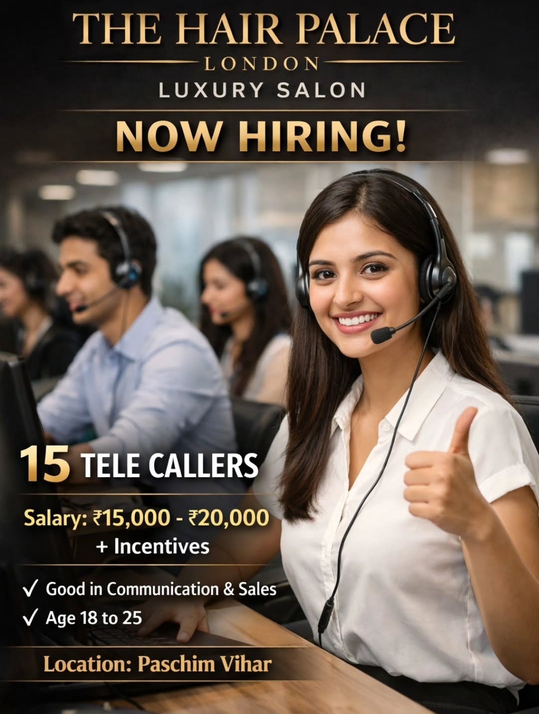 THE HAIR PALACE LONDON Luxury Salon Chain Hiring