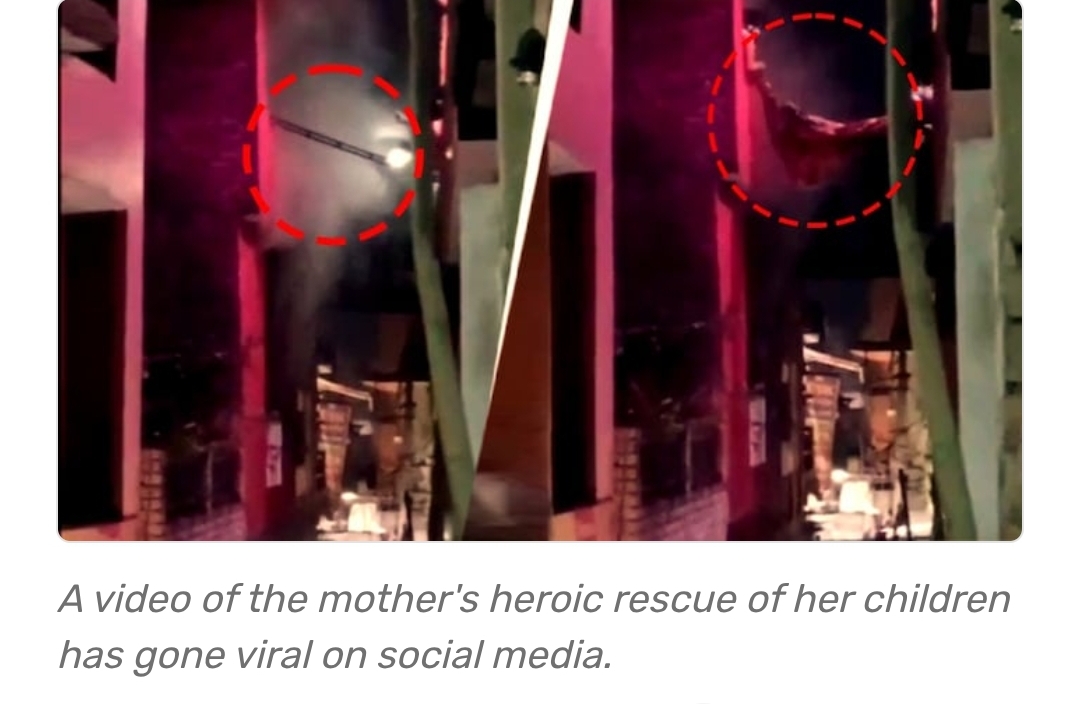 UP woman dies saving 3 kids from fire; daughters moved by ladder, infant in sheet