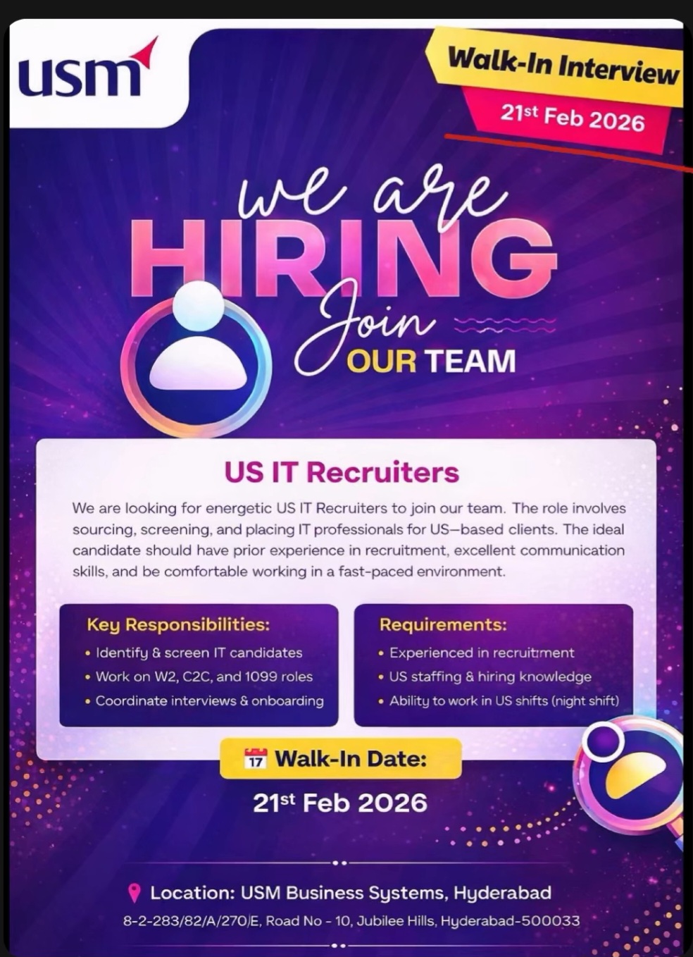 USM Business Systems – US IT Recruiters