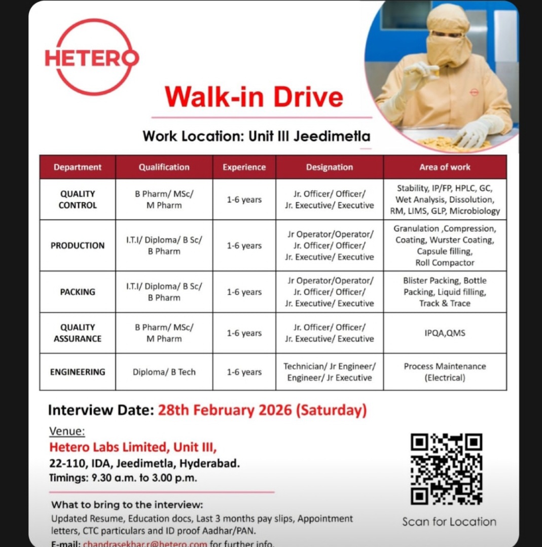 Walk-In Drive – Hyderabad