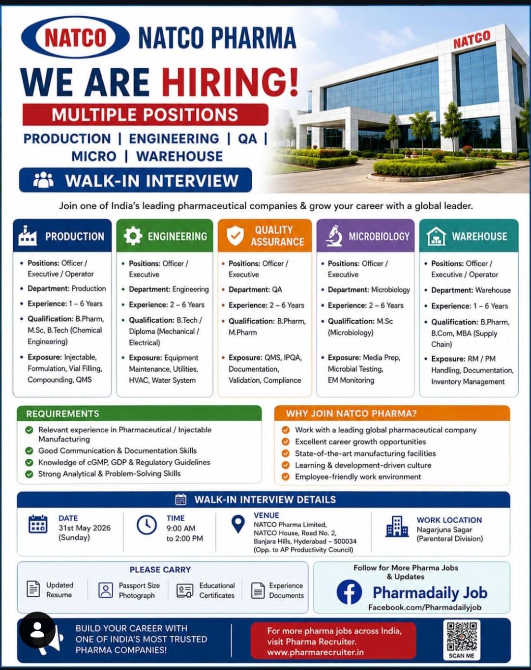 Walk in Interviews
