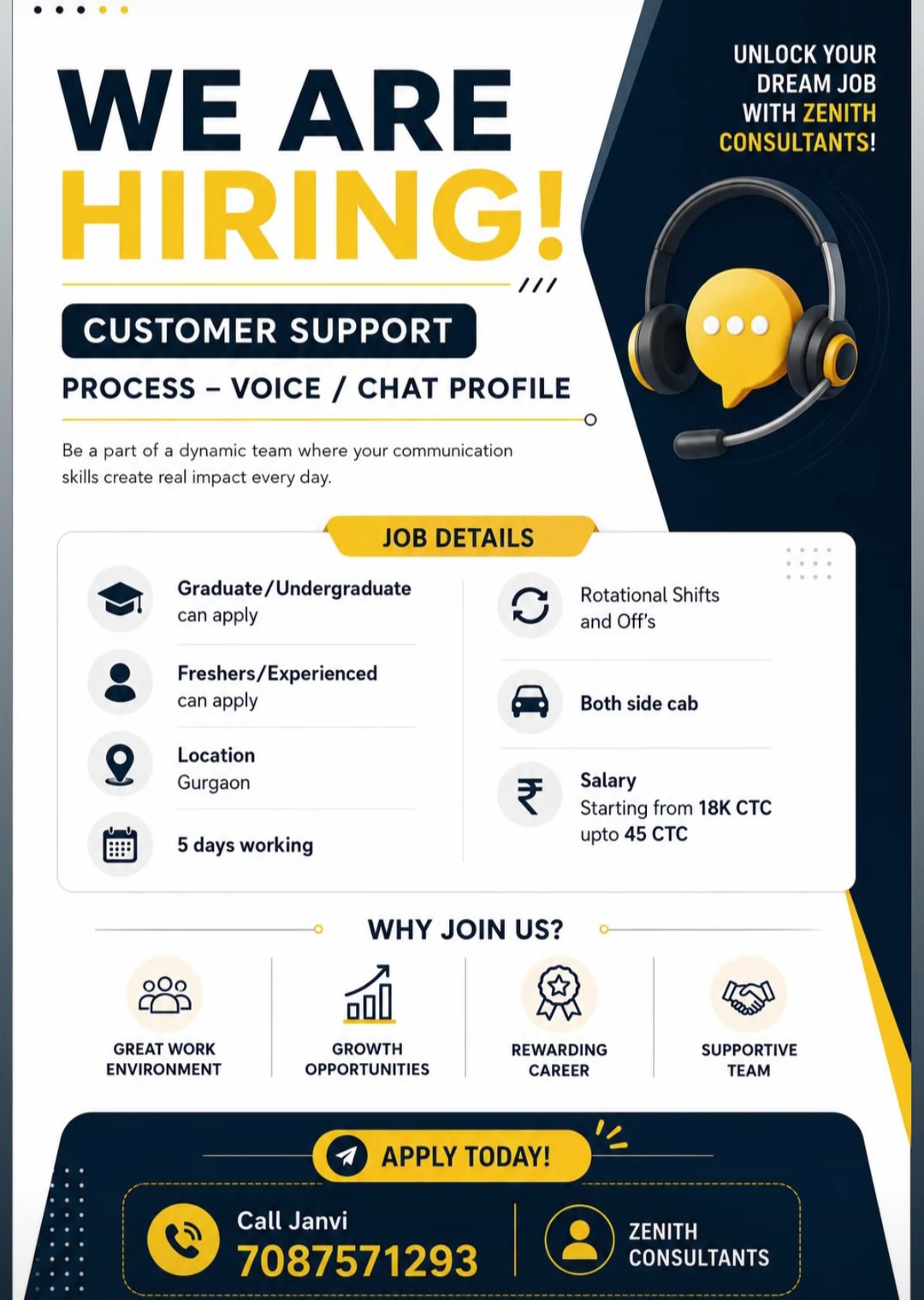 WE ARE HIRING CUSTOMER SUPPORT