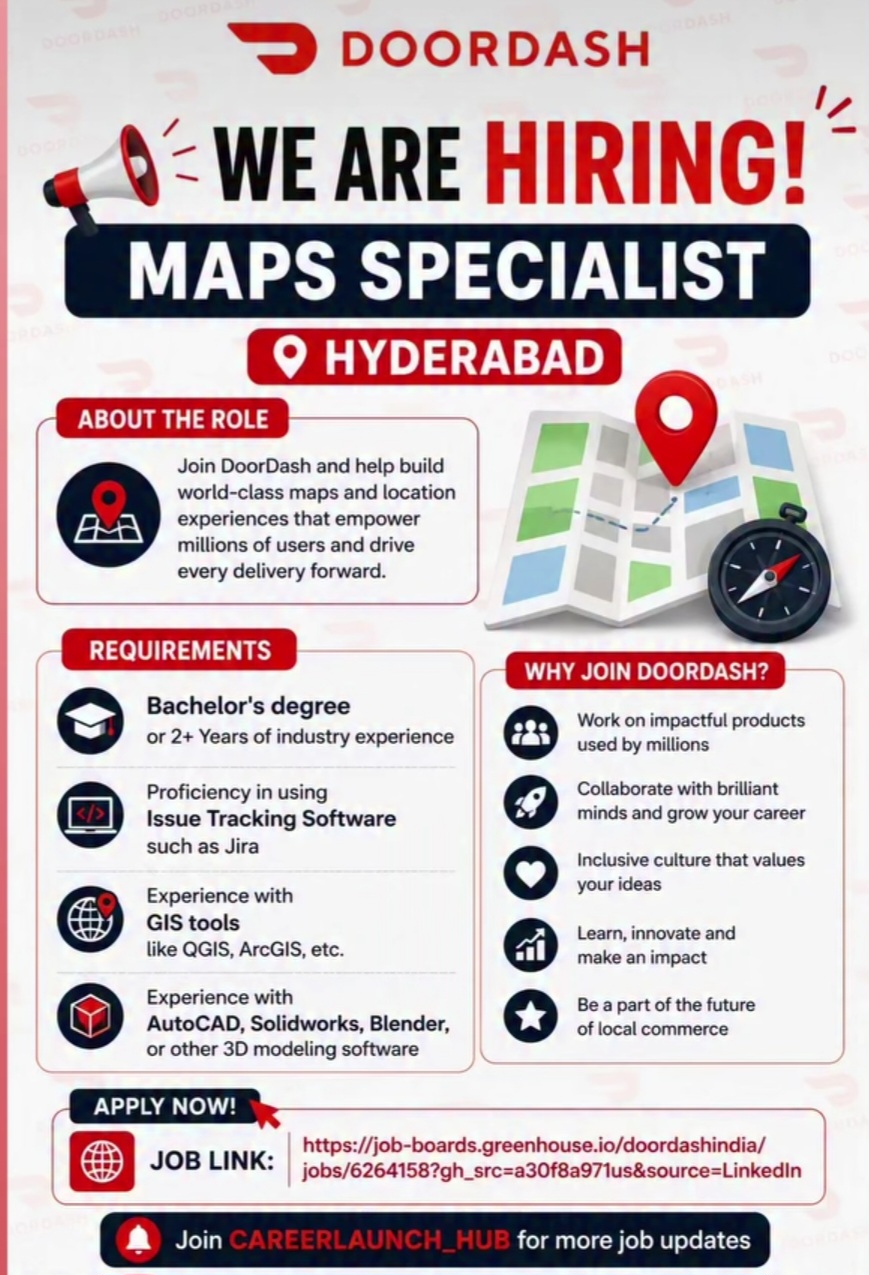 WE ARE HIRING – MAPS SPECIALIST | HYDERABAD
