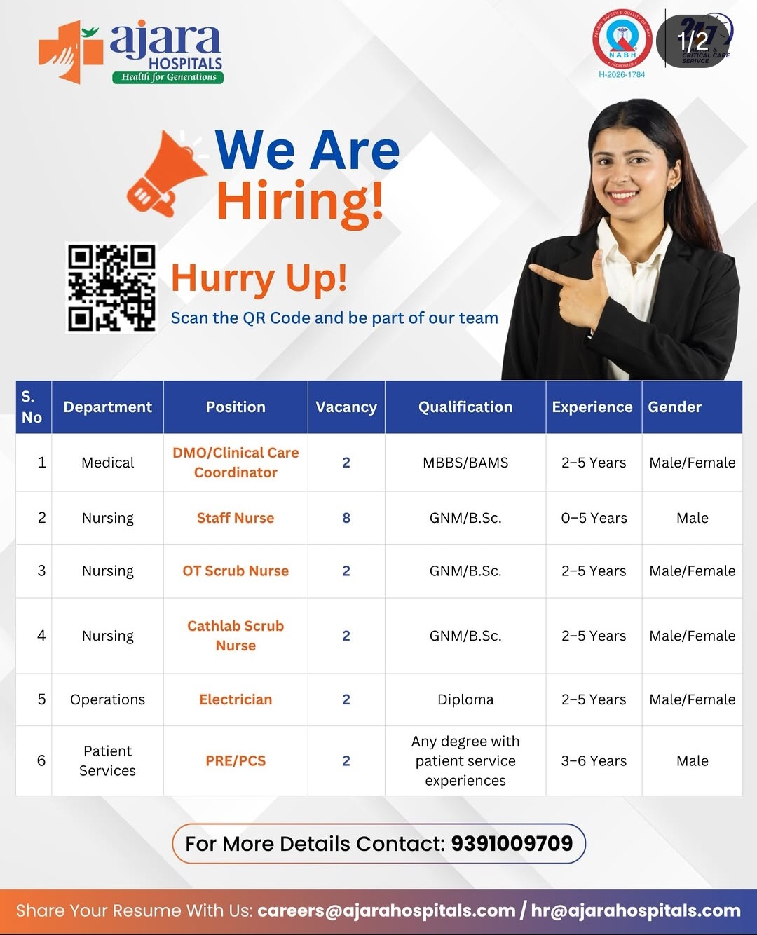 WE ARE HIRING